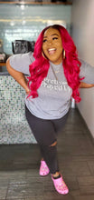 Load image into Gallery viewer, Pretty &amp; Prayed Up Logo GRAY Tee